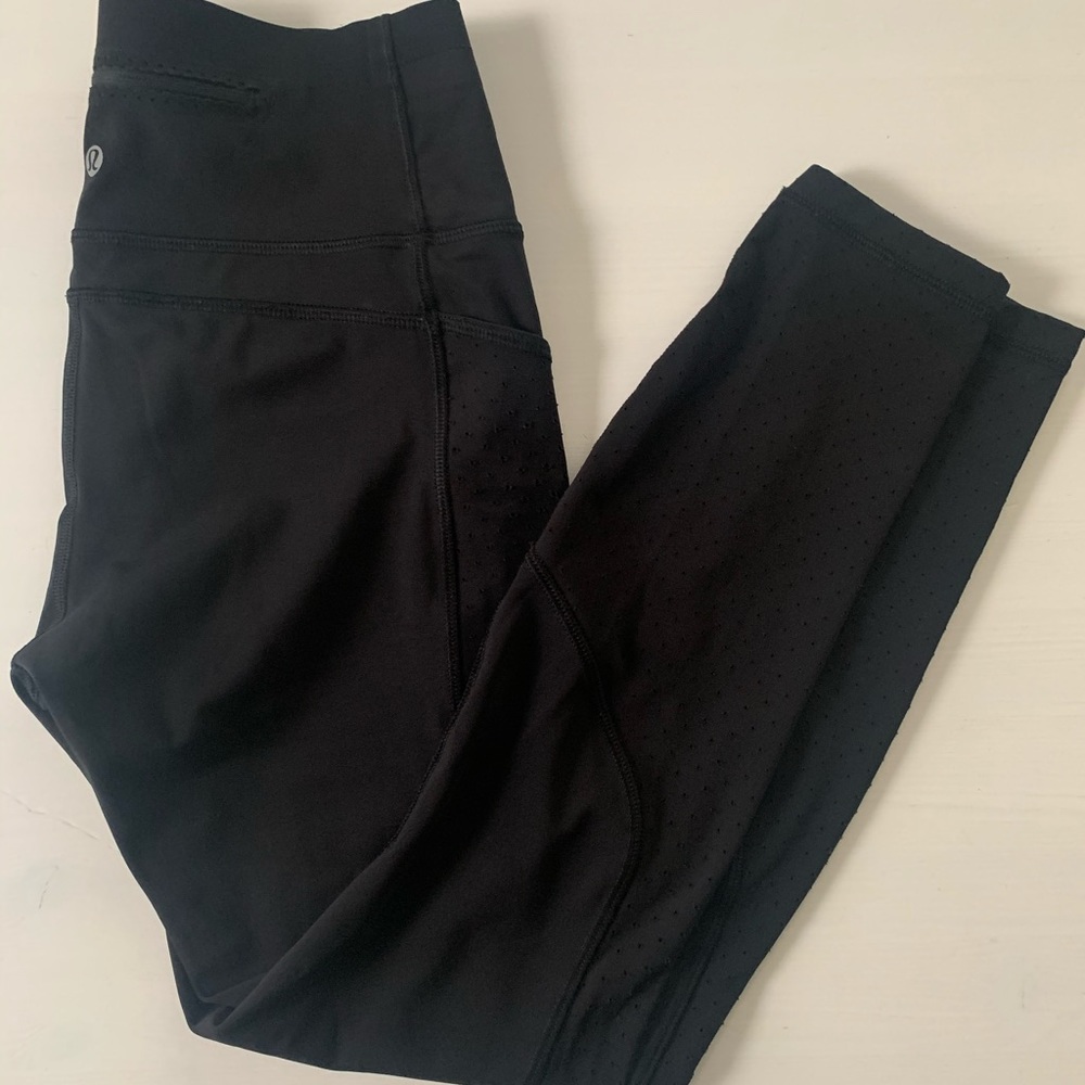 Lululemon Mind Over Miles Black Tights 6